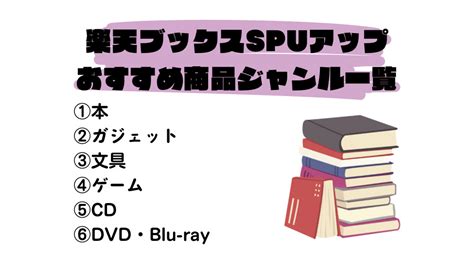 楽天ブックスでお得に買い物をしよう｜spu達成条件、おすすめ商品や購入日を解説 だすけシンプルライフ