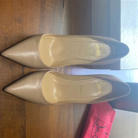 Christian Louboutin Nude Apostrophy Pump Size Gem