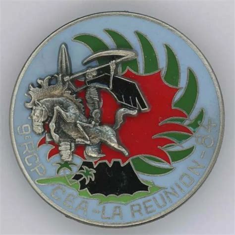 9 RCP CEA La Réunion 84 Insigne Parachutiste Delsart EUR 12 00