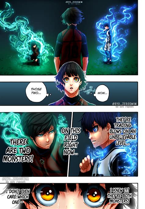 Ryō_ZeroSwim — Blue Lock chapter 79 page 17 coloring DON’T REPOST...