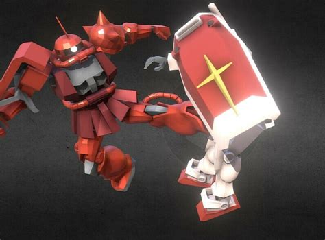 Free STL file Gundam Red Comet Kick - FAN ART 🤖・3D printing design to ...