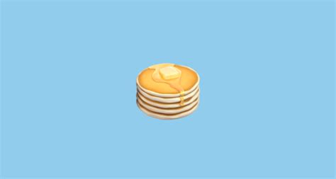 Pancakes Emoji On Apple IOS 16 4