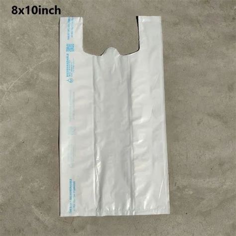 W Cut Plain 8x10inch Oxo Biodegradable Carry Bag At Rs 147kg In Ranchi