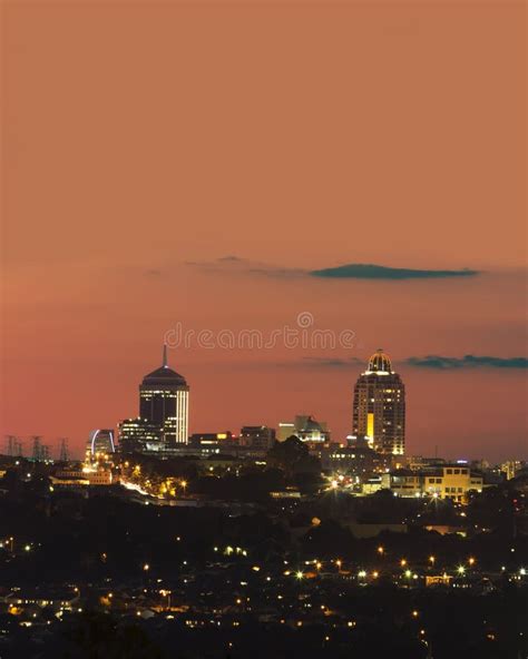 Sandton Skyline stock photo. Image of gauteng, clouds - 51298772