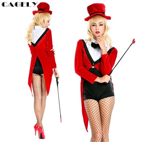 Magician Costume Animal Trainer Cosplay Outfits Set Female Tamer