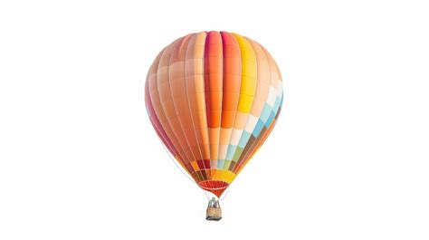 Premium Photo Hot Air Balloon Isolated On White Background