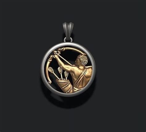 Horoscope Sagittarius Pendant D Model D Printable Cgtrader