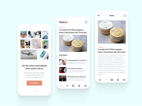 News Feed Application UI Design By Jaydeep Kaila On Dribbble