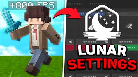 The Best Lunar Client Settings For Fps Youtube