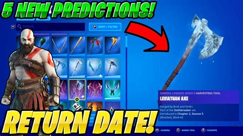 Leviathan Axe Return Release Date Leviathan Axe Coming Back In Fortnite 2023 Youtube