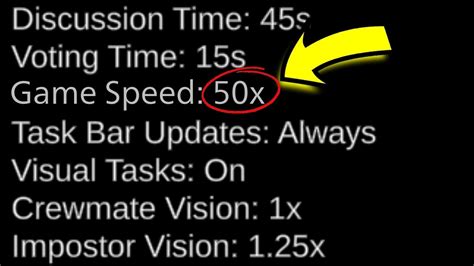 Among Us But Game Speed 50x YouTube