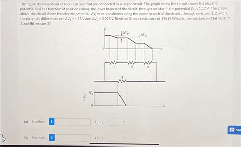 Solved The Figure Shows A Circuit Of Four Resistors That Are Chegg