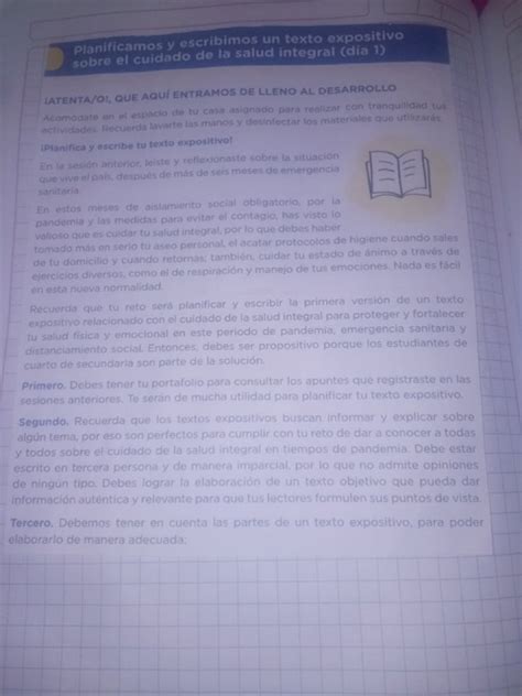 comunicación trabajos 4C Escribimos un texto expositivo sobre el