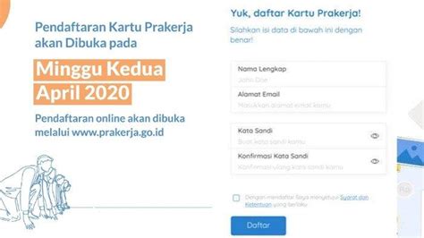 Pendaftaran Kartu Pra Kerja Dibuka Minggu Ini Simak Syarat Dan Cara