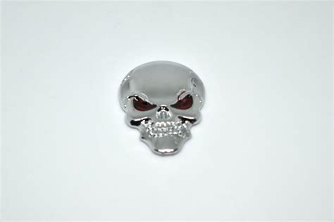 D Metall Totenkopf Emblem Skull Logo Sticker