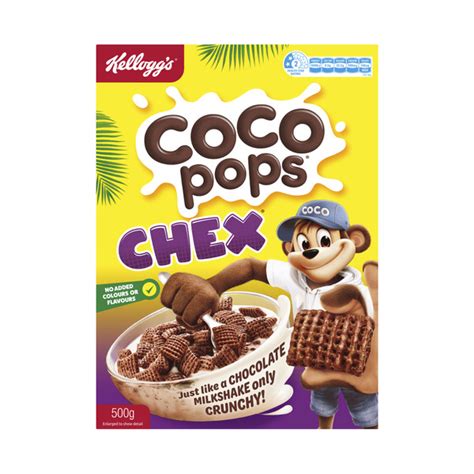 Buy Kellogg S Coco Pops Chex Chocolatey Breakfast Cereal 500g Coles