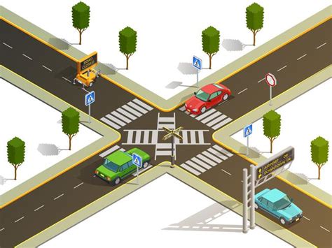 Traffic Intersection Drawing