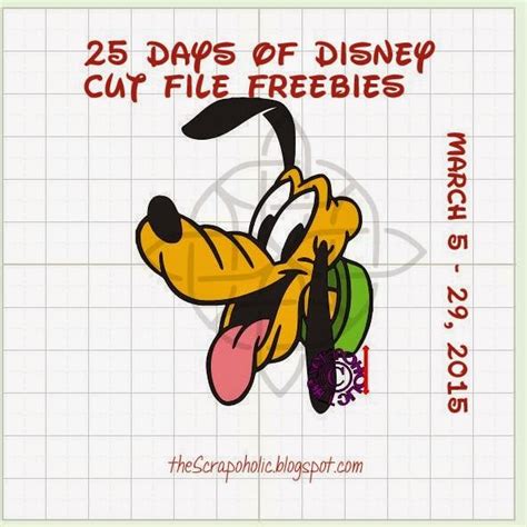 The Scrapoholic 25 Days Of Disney Cut File Freebies Day 13