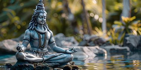 Shiva Meditation Pose Stock Illustrations 154 Shiva Meditation Pose
