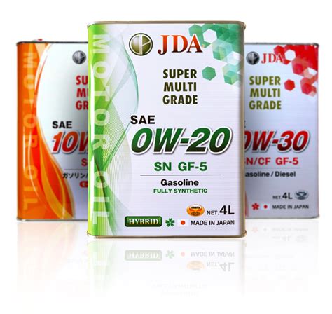 JDA Oil - моторное масло из Японии от официального дилера