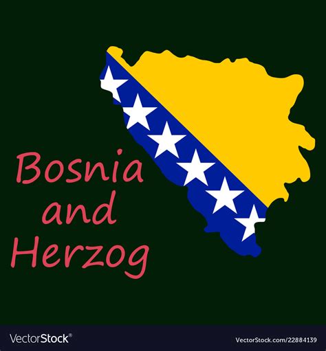 Bosnien Und Herzegowina Politische Karte Mit Hauptstadt