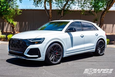 2022 Audi Q8 with 23" Vossen HF-7 in Gloss Black wheels | Wheel ...