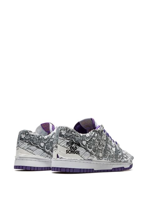 Nike Dunk Low Flip The Old School Sneakers Grau Farfetch De