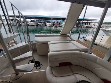 Ft Luxury Double Deck Tritoon With Slide Named Skyfall Island