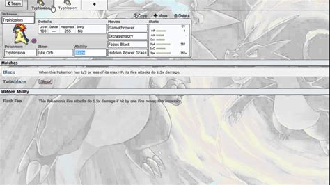 Pokemon Showdown Custom Movesets Typhlosion Youtube