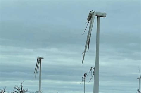 Texas Tornado Takes Down Wind Turbines [photo]