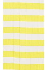 Solid Striped The Iris Bikini Top In Lemon REVOLVE