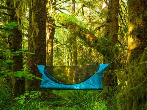 Haven Tent Hammock Offers Flat Platform for Sound Sleep While Camping