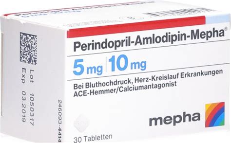 Perindopril Amlodipin Mepha Tabletten Mg Mg St Ck In Der Adler