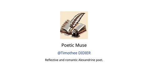 Poetic Muse GPTs features and functions, examples and prompts | GPT Store