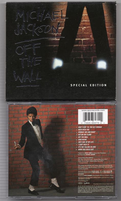 Michael Jackson Off The Wall Special Edition With Bonus Material