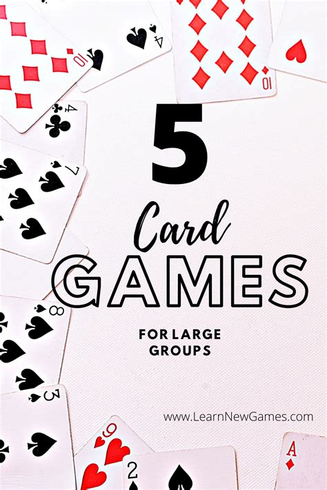 Games For Big Groups Group Card Games Adult Card Games Large Group