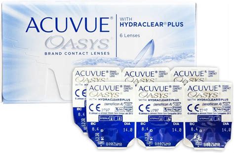 Soczewki Acuvue Oasys Hydraclear Plus 6 Szt Opinie I Ceny Na Ceneo Pl