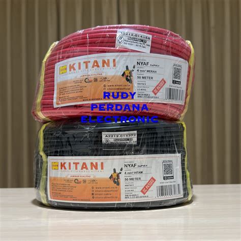 Jual Kabel Listrik Serabut Tembaga Nyaf Lmk Sni X Mm X Mm Kitani