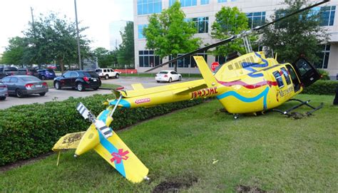 Medical Helicopter Mysteriously Crashed Outside Houston Hospital