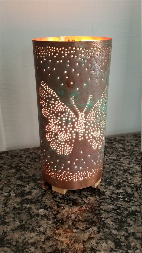 Handmade Copper Butterfly Luminaries Etsy