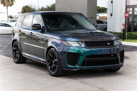 Used 2018 Land Rover Range Rover Sport SVR For Sale 114 000 Marino