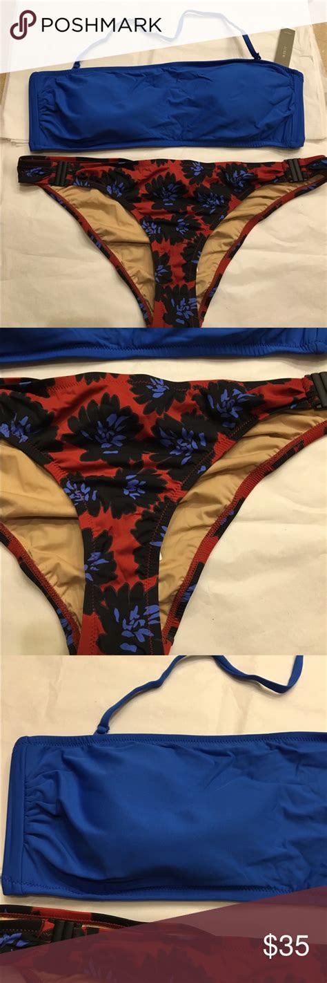 J Crew NWT Bikini Set Size XL NWT Bikini Set Includes A Lightly Lined