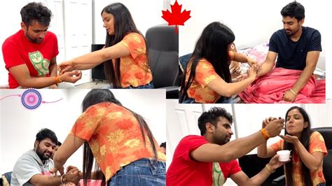 My First Raksha Bandhan In Canada 😍 Youtube