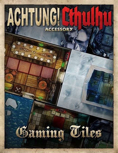 Achtung Cthulhu Gaming Tiles Modiphius Achtung Cthulhu Dungeon