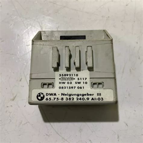BMW X5 E53 Alarm Inclination Indicator Sensor Module Unit 8382240 £14. ...