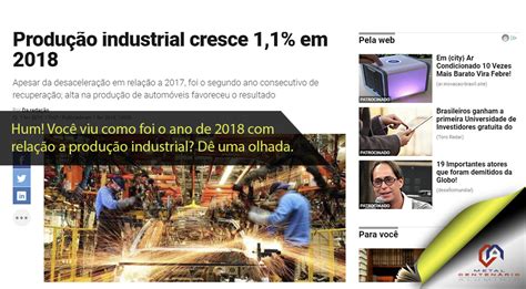 Produ O Industrial Cresce Em Ind Stria