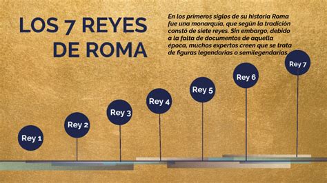 7 Reyes De Roma By Heber Quiche On Prezi