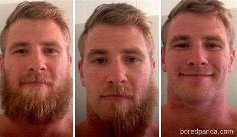 50 Men Before After Shaving That You Wont Believe Are The Same