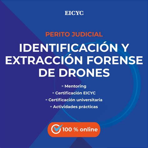 Perito Judicial En Identificaci N Y Extracci N Forense De Drones