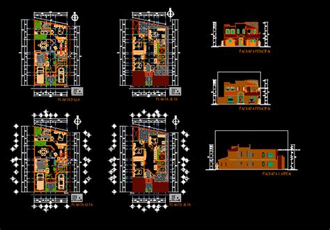 House 2 Levels DWG Section For AutoCAD Designs CAD